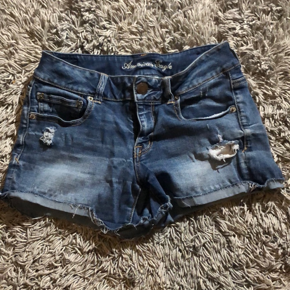 American Eagle distressed shorts